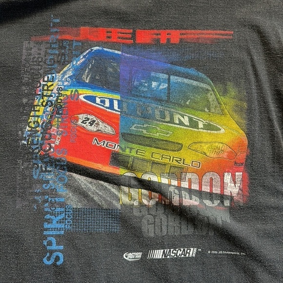 Vintage NASCAR Jeff Gordon Racing T-Shirt, Size L - Picture 5 of 5